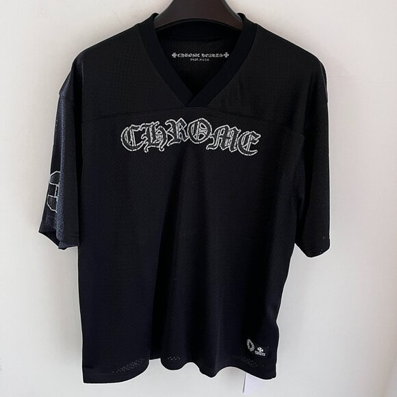 Chrome Hearts Other - Chrome Hearts Black Short Sleeved Mesh Sweatshirt
